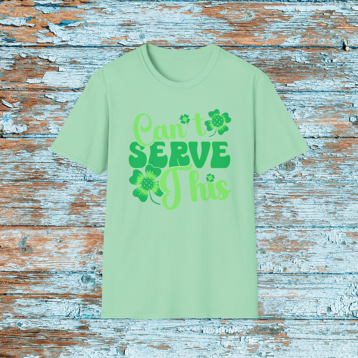 St Patricks Day Shirt, Can't Serve This Pickleball Shirt, Funny Pickleball T Shirt, Pickleball Tee, Leprechaun Pickleball Gift, Player Shirt