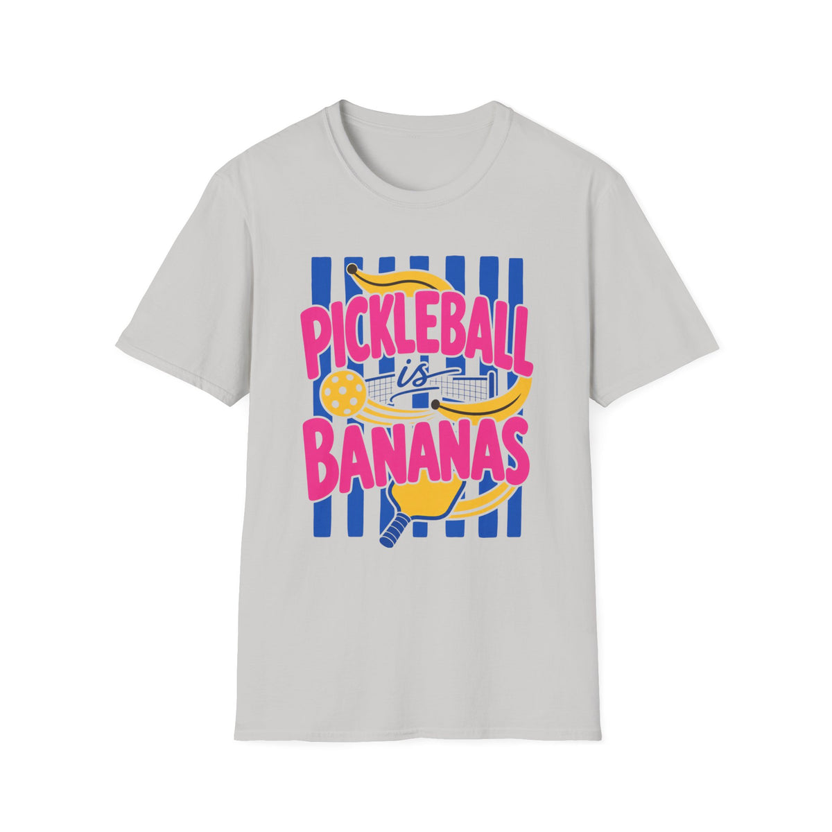 Pickleball is Bananas T-Shirt | Retro Fruits Stripes Design | Pickleball Player Shirt | Pickleball Gift for Mom Her