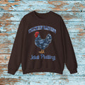 Christian Patchwork Chicken Sweatshirt, Cute Christian Shirt For Women,Jesus Shirt Christian Gift, Faith Based Shirt,Love and Grace Shirt