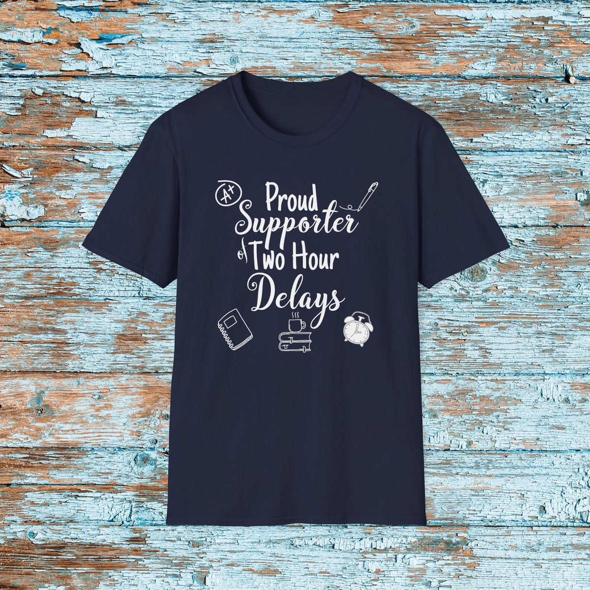 Funny Teacher Two Hour Delay Shirt, To Me There Can Never Be Too Many Two Hour Delays, Humorous Grammar TShirt, Snow Day, Matching Team
