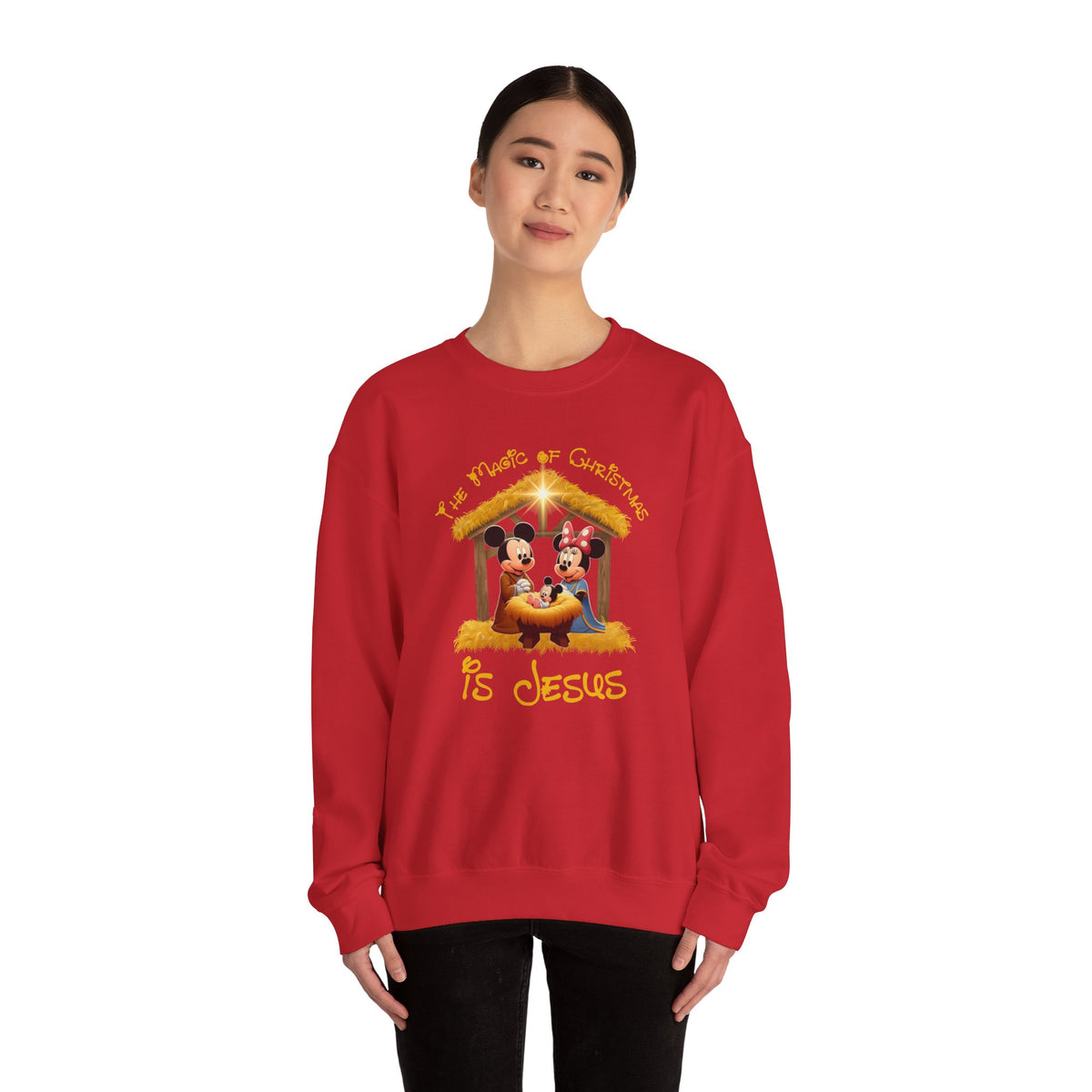 Jesus Mickey Magic Family Matching Shirts Greatest Gift of all Nativity Shirt Christian Christmas Shirt Religious Shirt Bible Verse Shirt