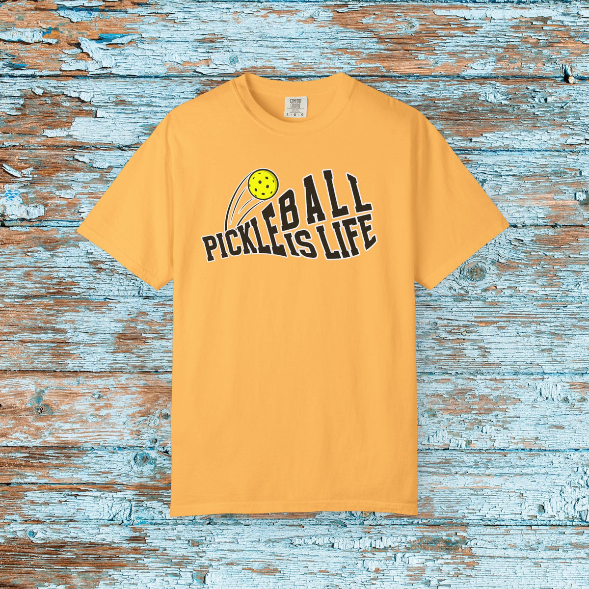 Comfort Colors Pickleball is Life Pickleball Paddle T-shirt Matching Team Shirt Gift for Mom Dad Pickleball Lover Player Gift