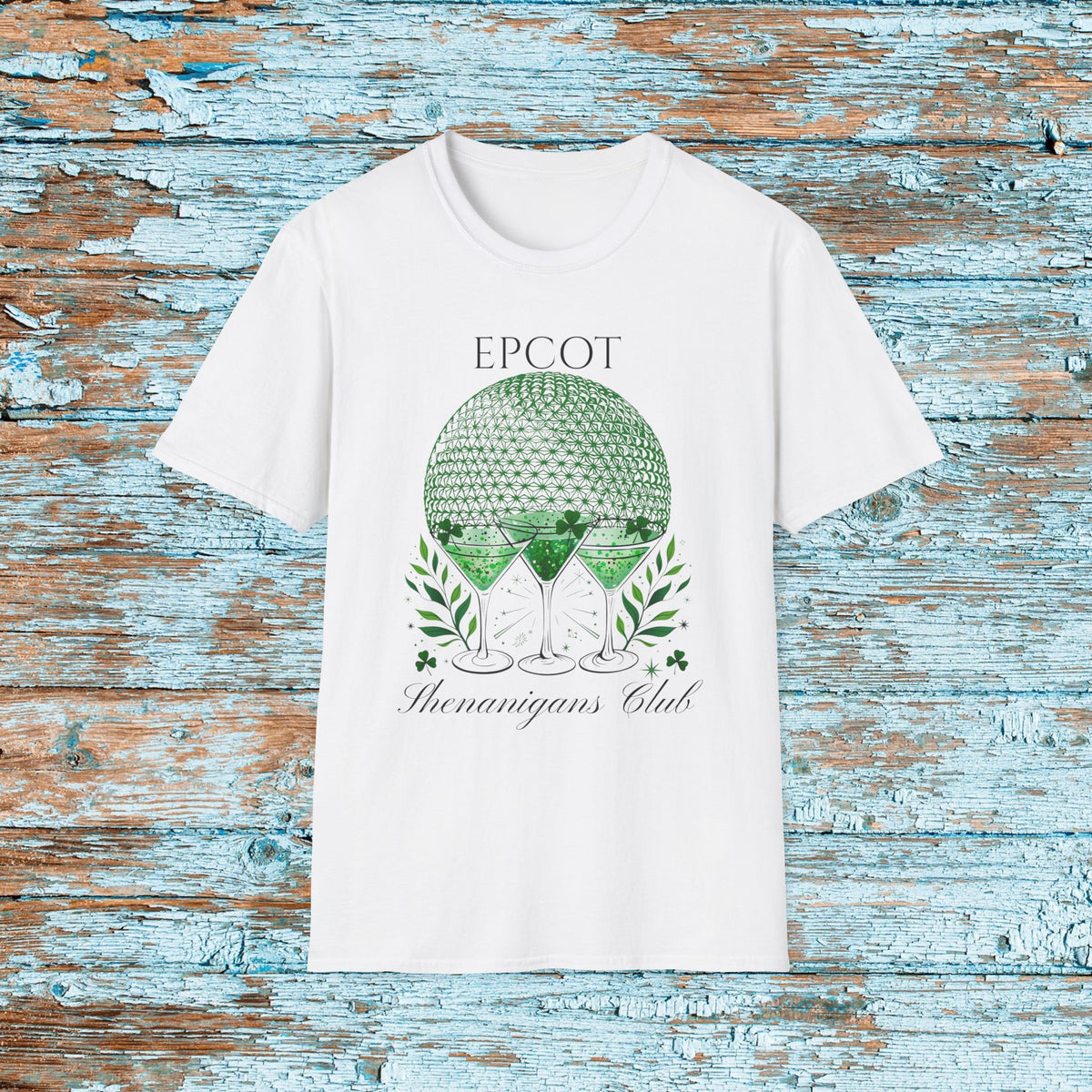 St. Patrick's Day EPCOT Drink Around The World  T-Shirt, Shenanigans Club, Shamrock Shirt, Pinch Proof, Fun St. Paddy's Day