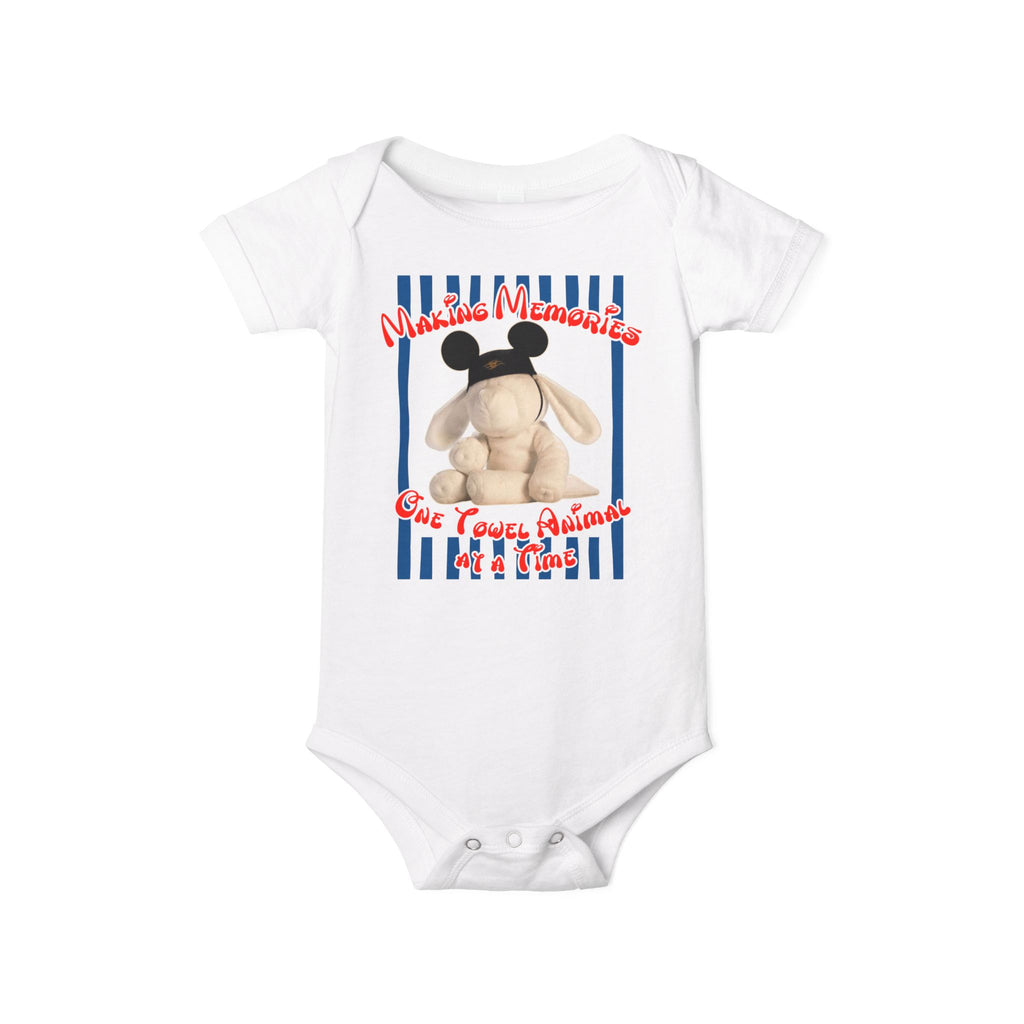 Towel Animal Cruise Infant Jersey One Piece BodySuit, Matching Family Shirt, Disney Cruise Vacation Shirt, DCL Evie Shirt