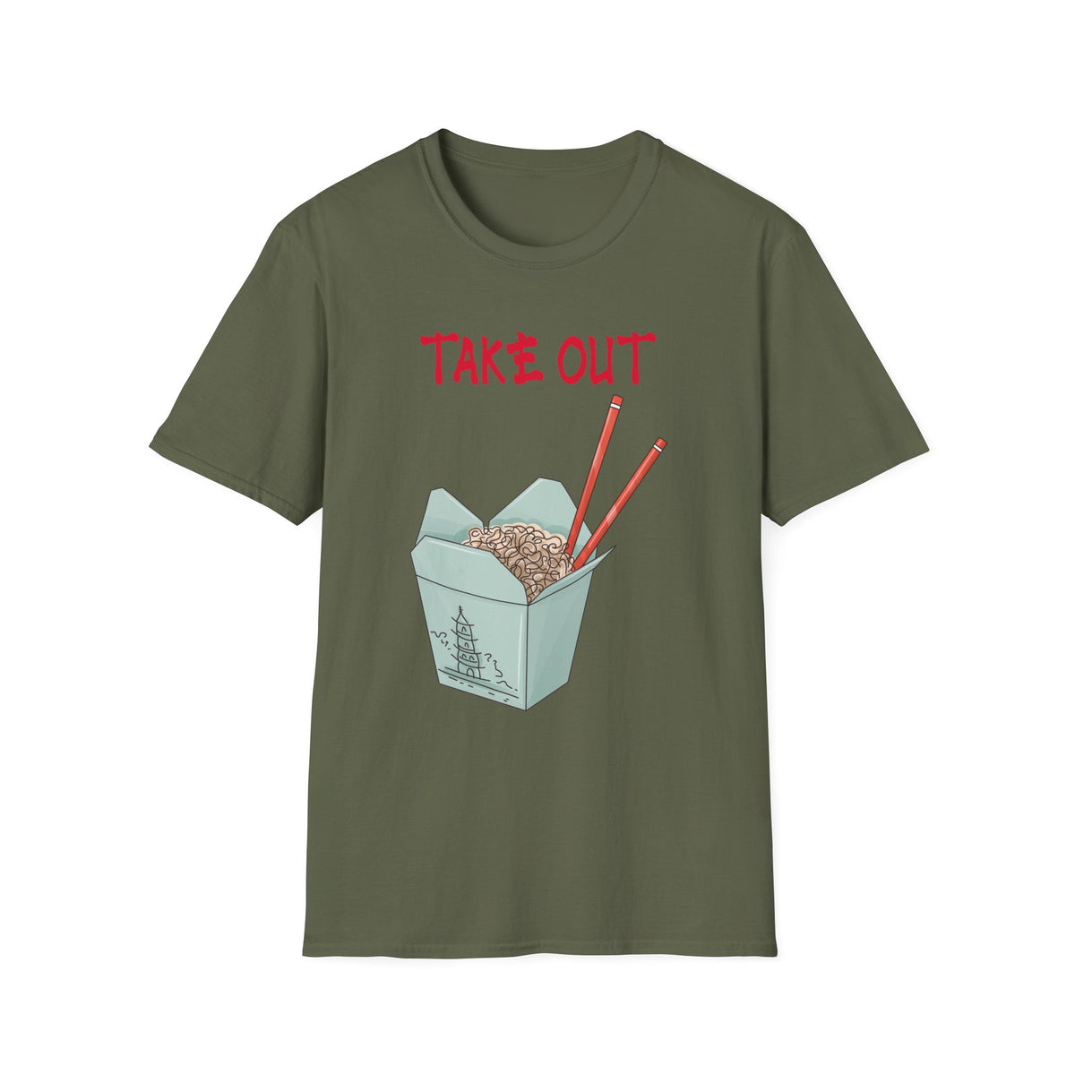 Funny Halloween Costume T-Shirt Chinese Take Out, Food Costume Top, Office Group Costume Shirt, Matching Friends Family Shirt