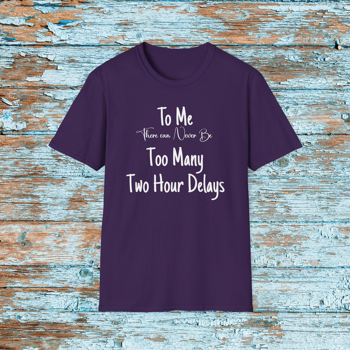 Funny Teacher Two Hour Delay Shirt, To Me There Can Never Be Too Many Two Hour Delays, Humorous Grammar TShirt, Snow Day, Matching Team