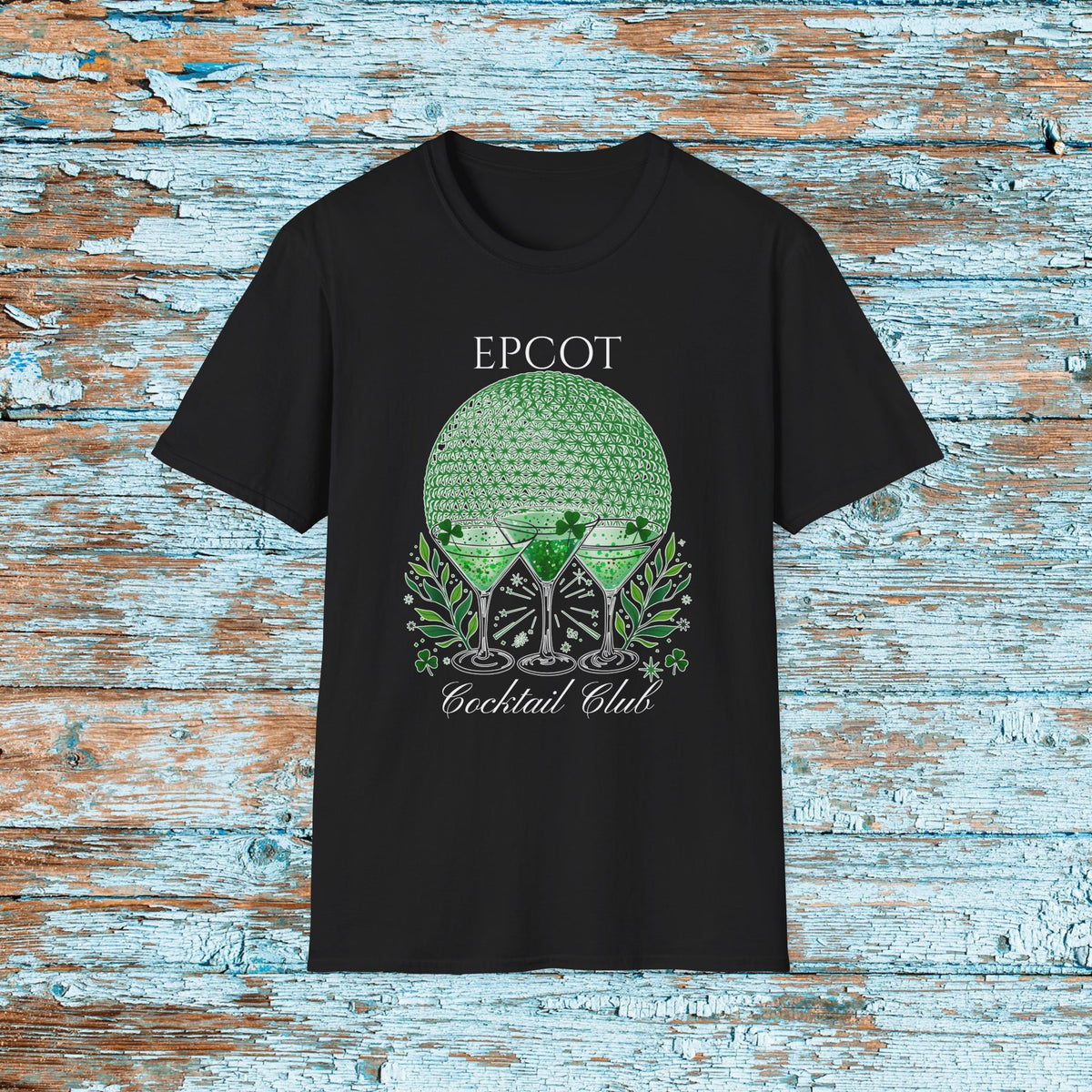 St. Patrick's Day EPCOT Drink Around The World  T-Shirt, Cocktail Club, Shamrock Shirt, Pinch Proof, Fun St. Paddy's Day