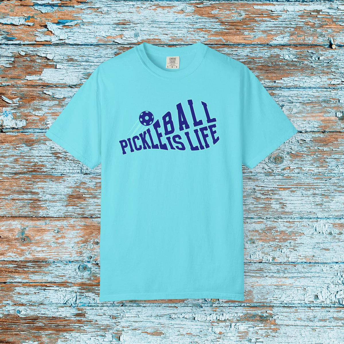 Comfort Colors Pickleball is Life Pickleball Paddle T-shirt Matching Team Shirt Gift for Mom Dad Pickleball Lover Player Gift