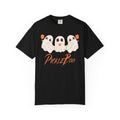 Pickleball Comfort Colors Halloween Ghost Shirt Cute Ghosts Playing Pickleball Boo Trick or Treat Fall Shirt for Pickleball Player