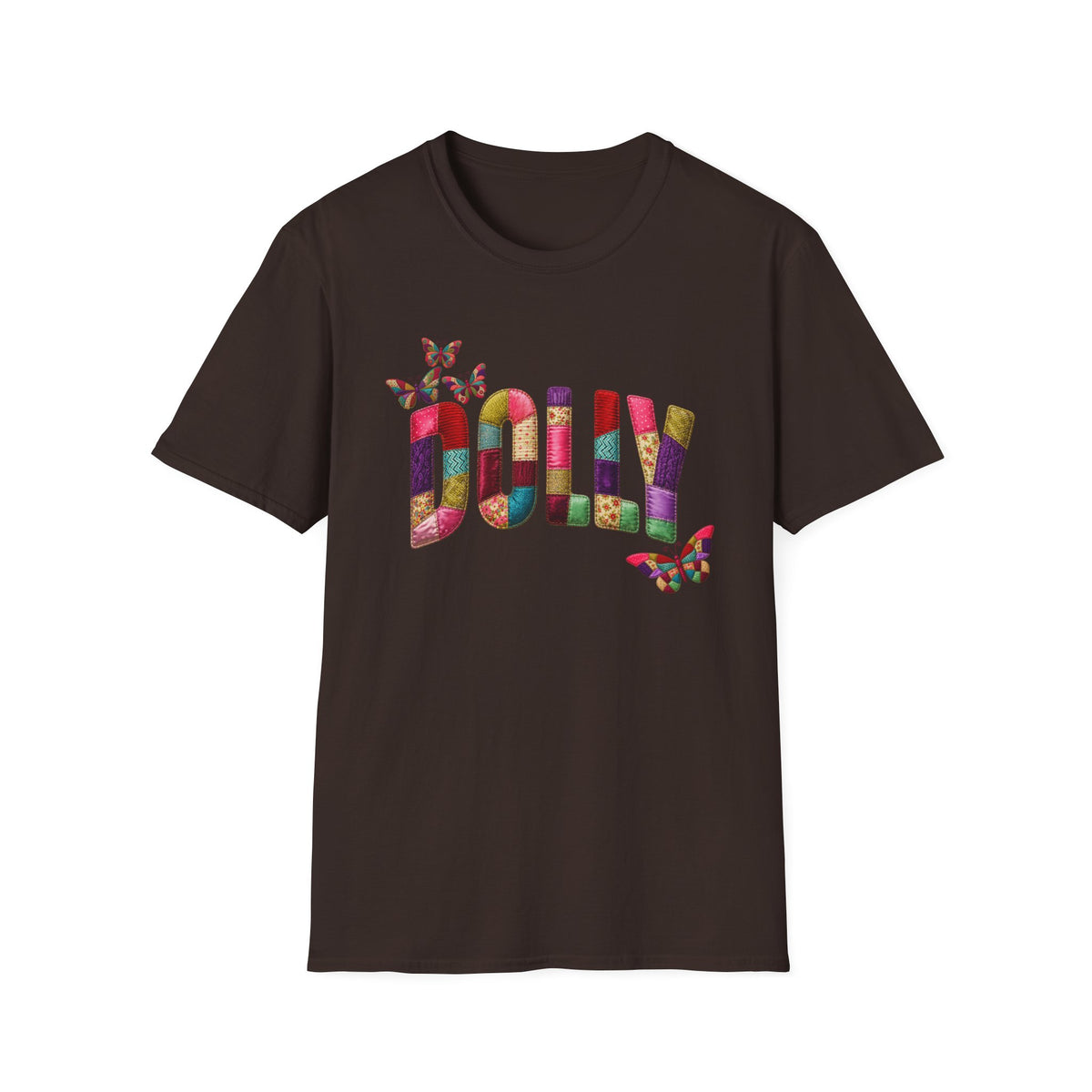 Dolly Tribute Shirt, Coat of Many Colors, Faux Quilt, Patchwork Aesthetic T-Shirt