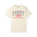 Custom Teacher Team T-shirt | Garment-Dyed School Spirit Tee, Custom Grade and School, Personalized Name & Number