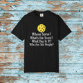Pickleball Funny Comfort Colors Shirt Whose Serve Pickleball Memory Shirt for Her Him Mom Matching Team Pickleball Lover Player Gift