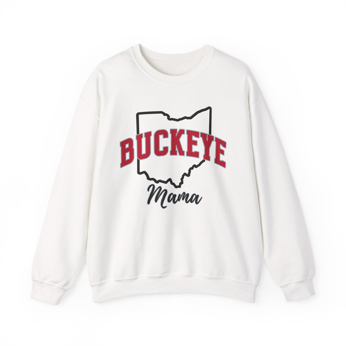 Custom Ohio Mama, Ohio Pride, Buckeye University School Sweater, Fun Mom Shirt, Freshman Mom Gift, Unisex Crewneck Sweatshirt