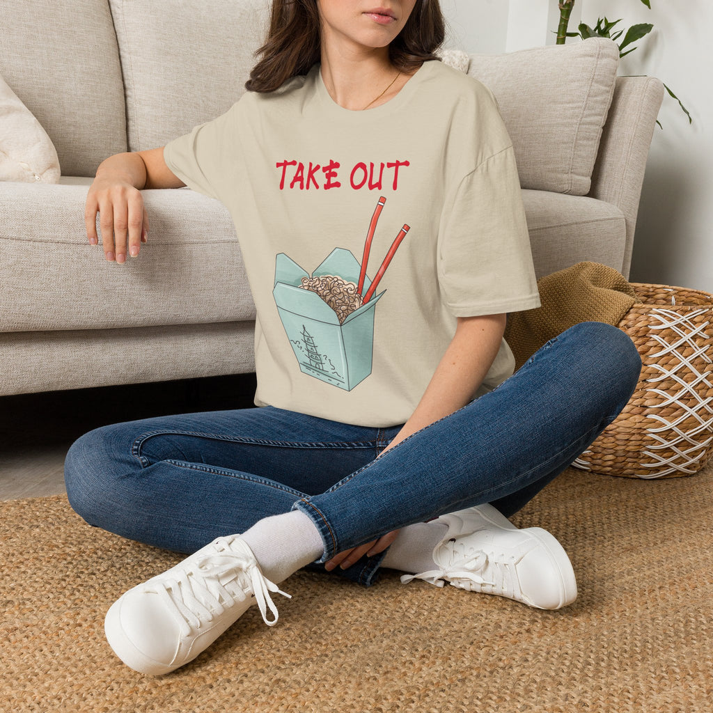 Funny Halloween Costume T-Shirt Chinese Take Out, Food Costume Top, Office Group Costume Shirt, Matching Friends Family Shirt