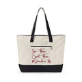 Grandma Things Tote Zippered Canvas Tote | Market Bag, Everyday Carry, Custom Nana, Mimi, Gigi, Gift, Pickleball Bingo Bag for Gram