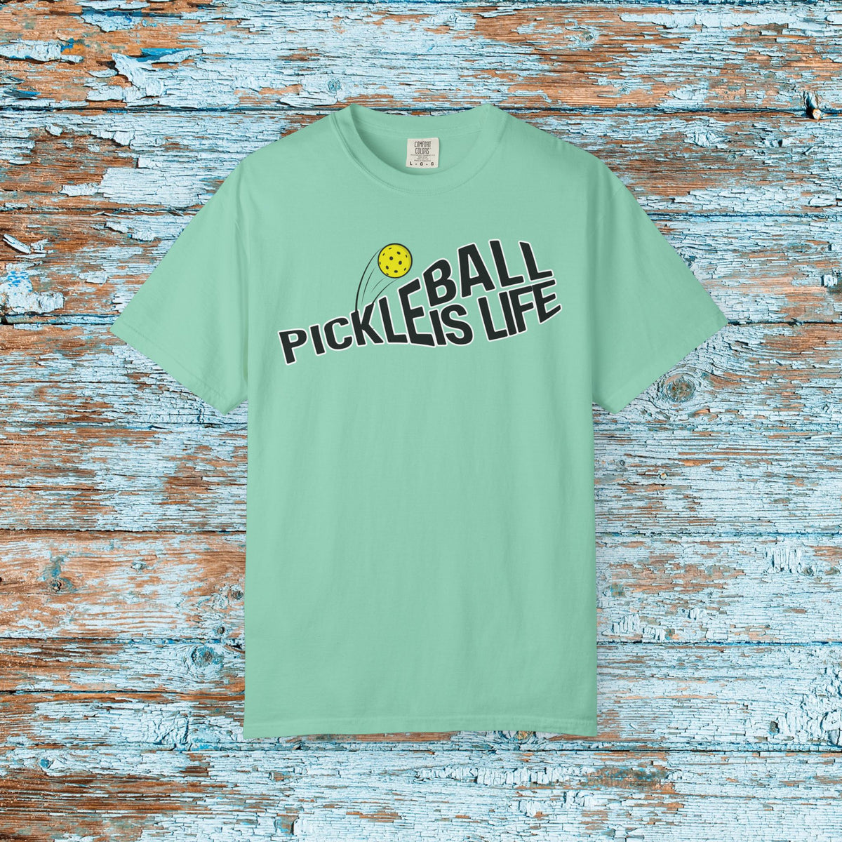 Comfort Colors Pickleball is Life Pickleball Paddle T-shirt Matching Team Shirt Gift for Mom Dad Pickleball Lover Player Gift