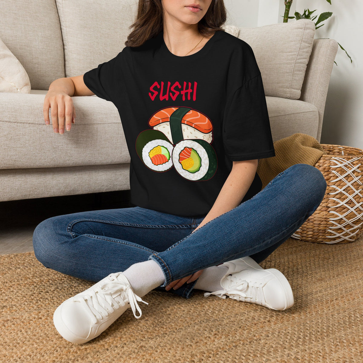 Funny Halloween Costume T-Shirt Sushi, Food Costume Top, Office Group Costume Shirt, Matching Friends Family Shirt