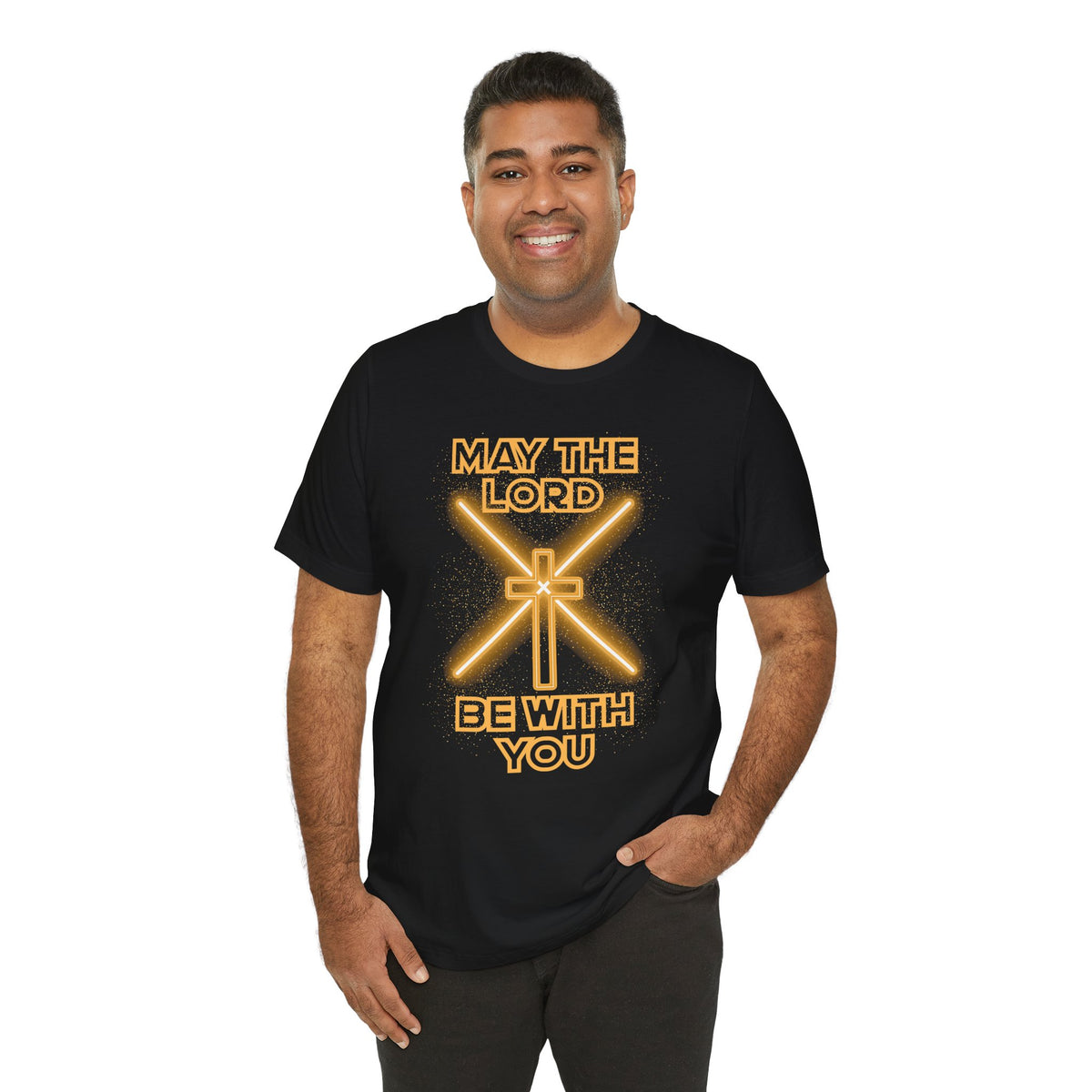 Christian Star Wars T Shirt May the Lord Be With You Men's & Women's Shirt, Star Wars Shirt, Tatooine T-Shirt, Unisex, Luke Skywalker Shirt