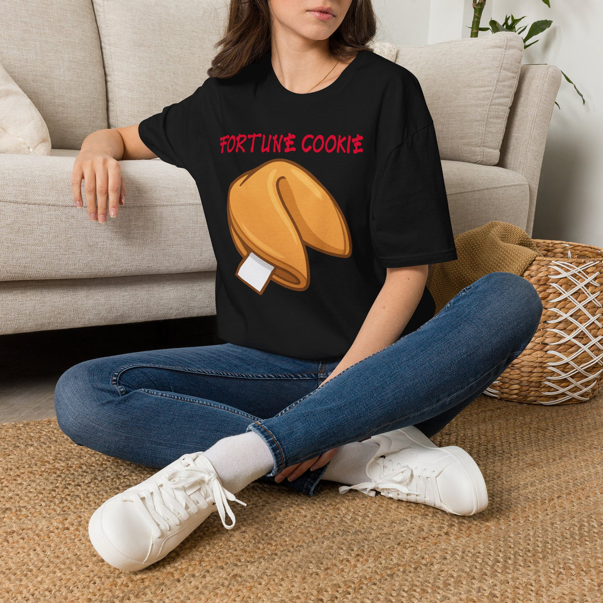 Funny Halloween Costume T-Shirt Fortune Cookie, Food Costume Top, Office Group Costume Shirt, Matching Friends Family Shirt