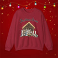 Christmas Goose Nativity Unisex Heavy Blend™ Crewneck Sweatshirt