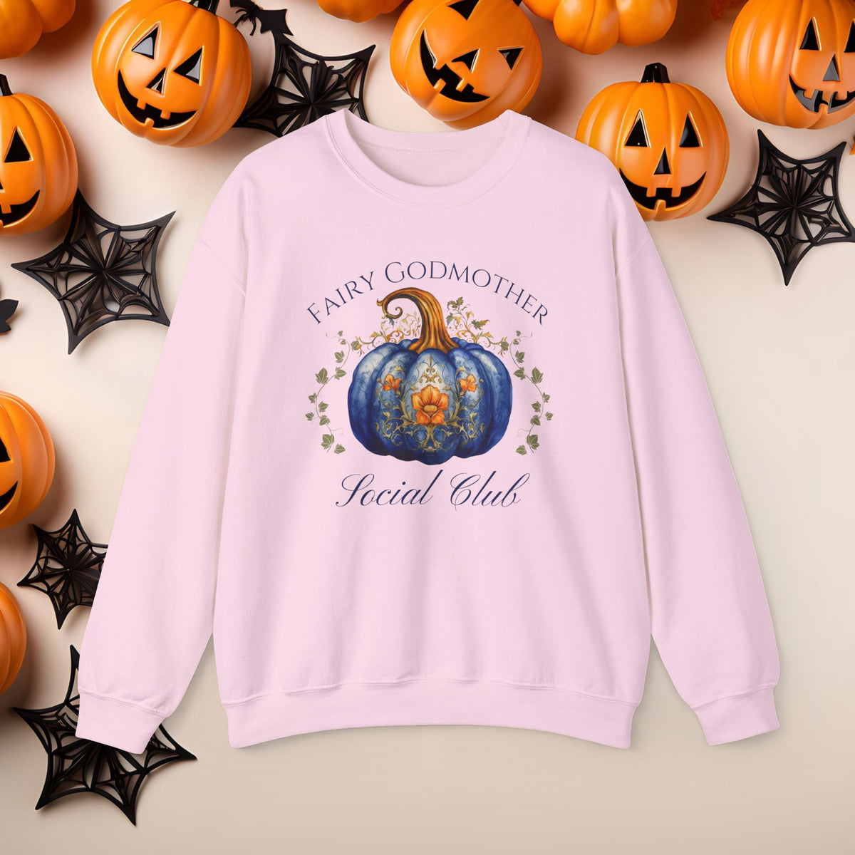 Funny Halloween Witch Hat Coquette Bow Ride the Broom Crewneck Cute Fall Fun Spooky Pumpkin Cozy Season Sweatshirt