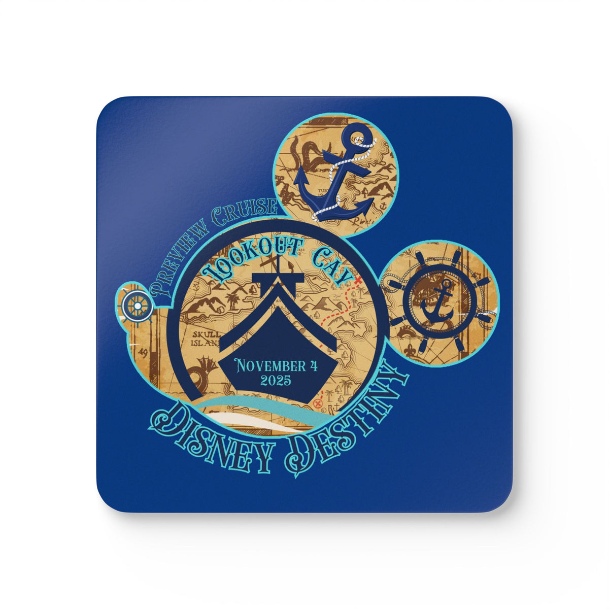Corkwood Coaster Set