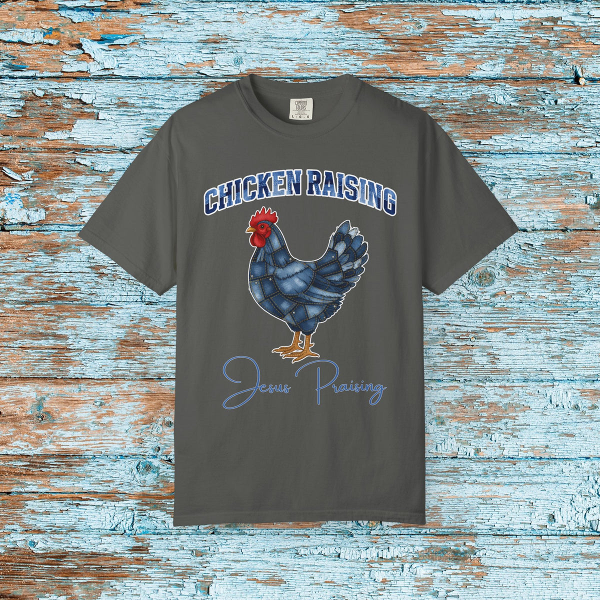 Comfort Colors Chicken Shirt, Cute Christian Shirt For Women,Jesus Shirt,Christian Gift, Christian Christmas Shirt,Love and Grace Shirt