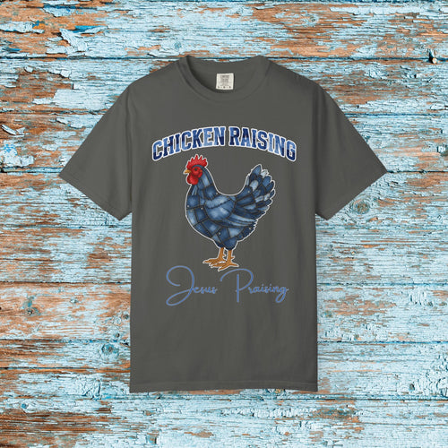Comfort Colors Chicken Shirt, Cute Christian Shirt For Women,Jesus Shirt,Christian Gift, Christian Christmas Shirt,Love and Grace Shirt