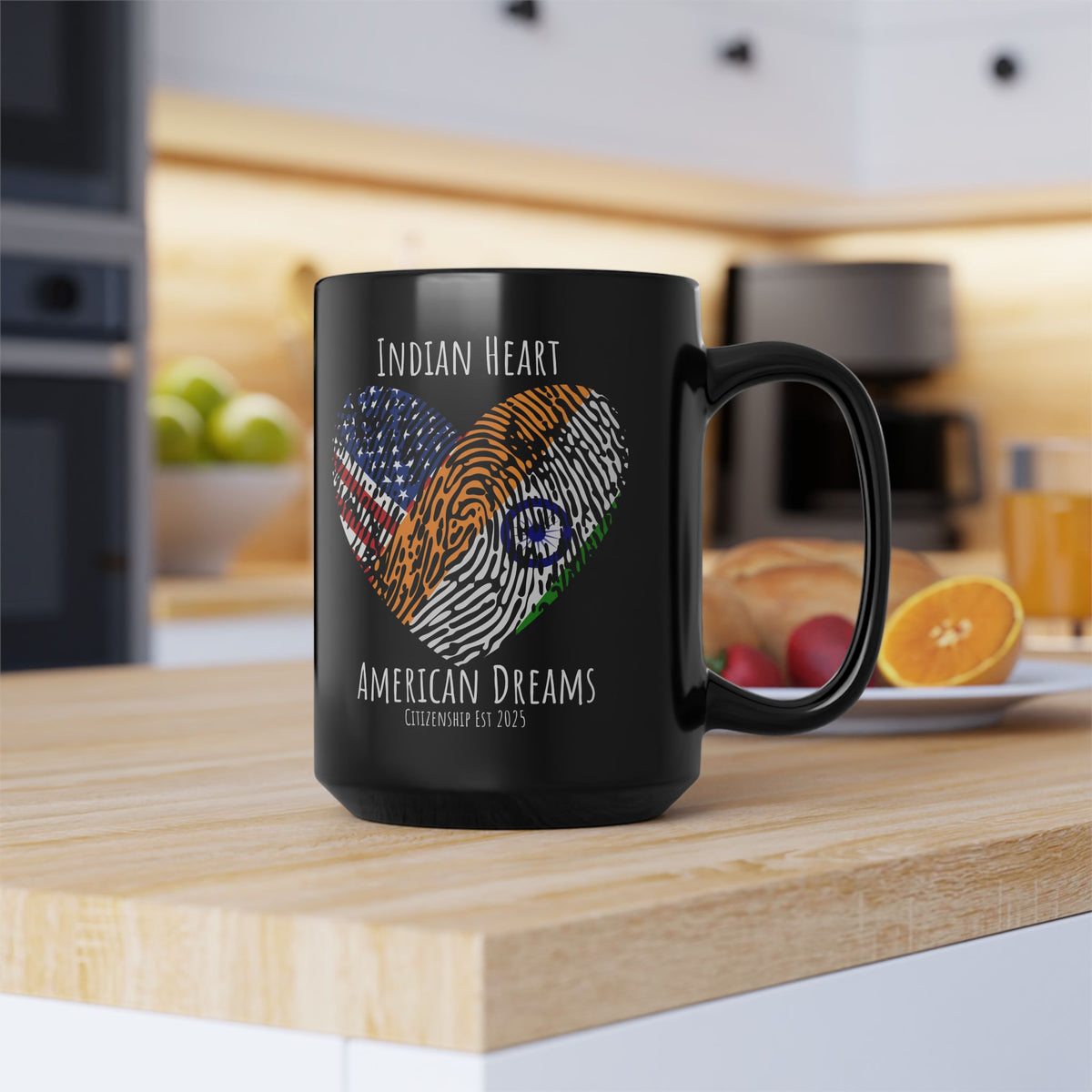Personalized Custom Citizenship Gift Black Mug Select Flags to Print Gift for Citizenship Welcome Home Gift Welcome to the Country
