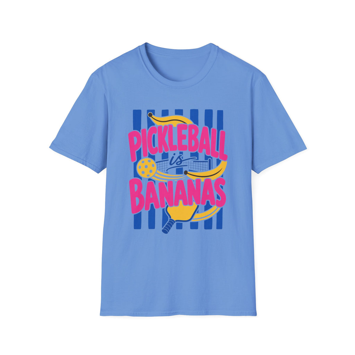 Pickleball is Bananas T-Shirt | Retro Fruits Stripes Design | Pickleball Player Shirt | Pickleball Gift for Mom Her