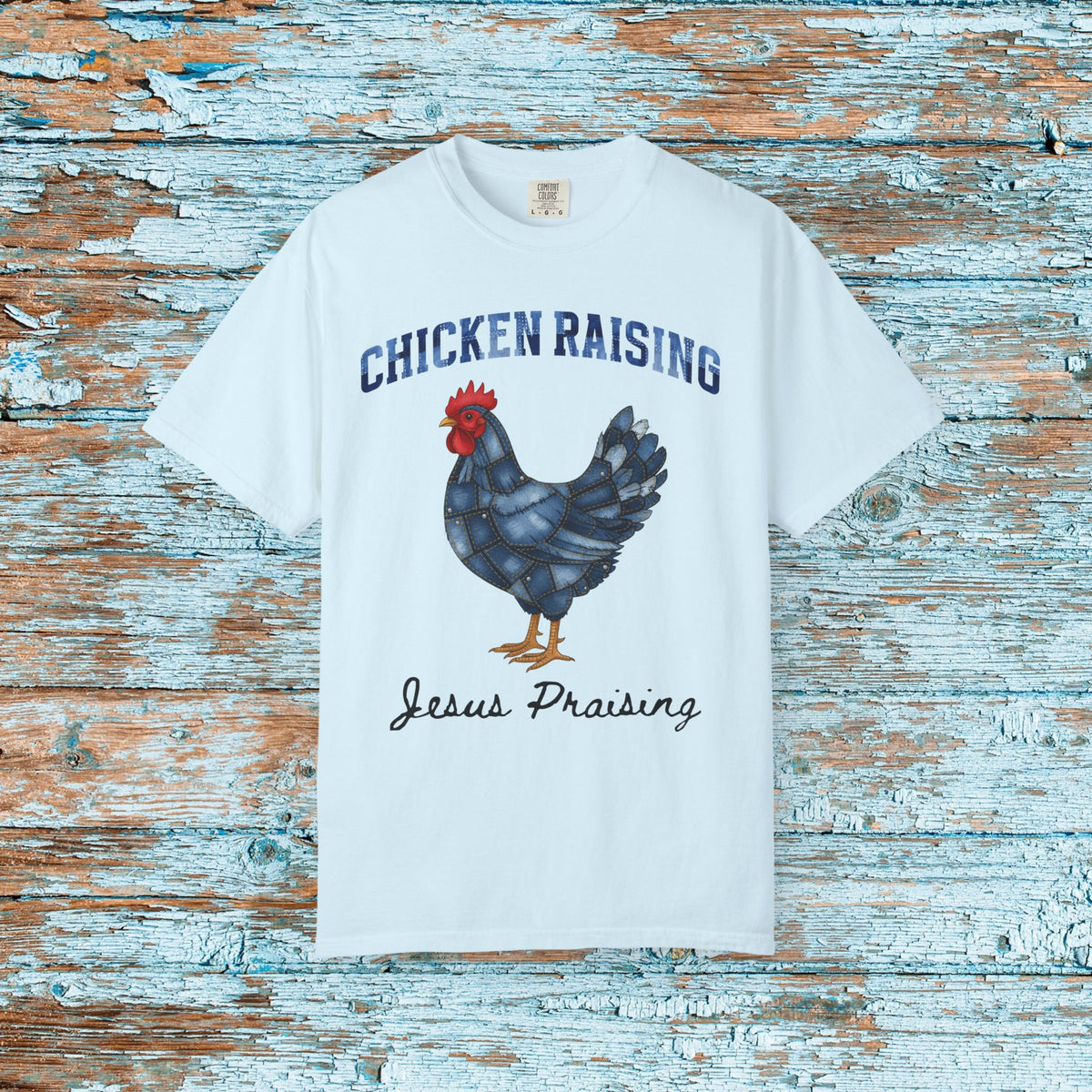Comfort Colors Chicken Shirt, Cute Christian Shirt For Women,Jesus Shirt,Christian Gift, Christian Christmas Shirt,Love and Grace Shirt