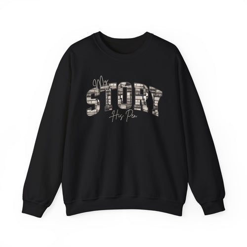 Christian Crewneck Sweatshirt, Jesus Shirt, God and Jesus Lover, Small Group Shirt. Church Sweater, Witness Christ, His Pen, Book Pages