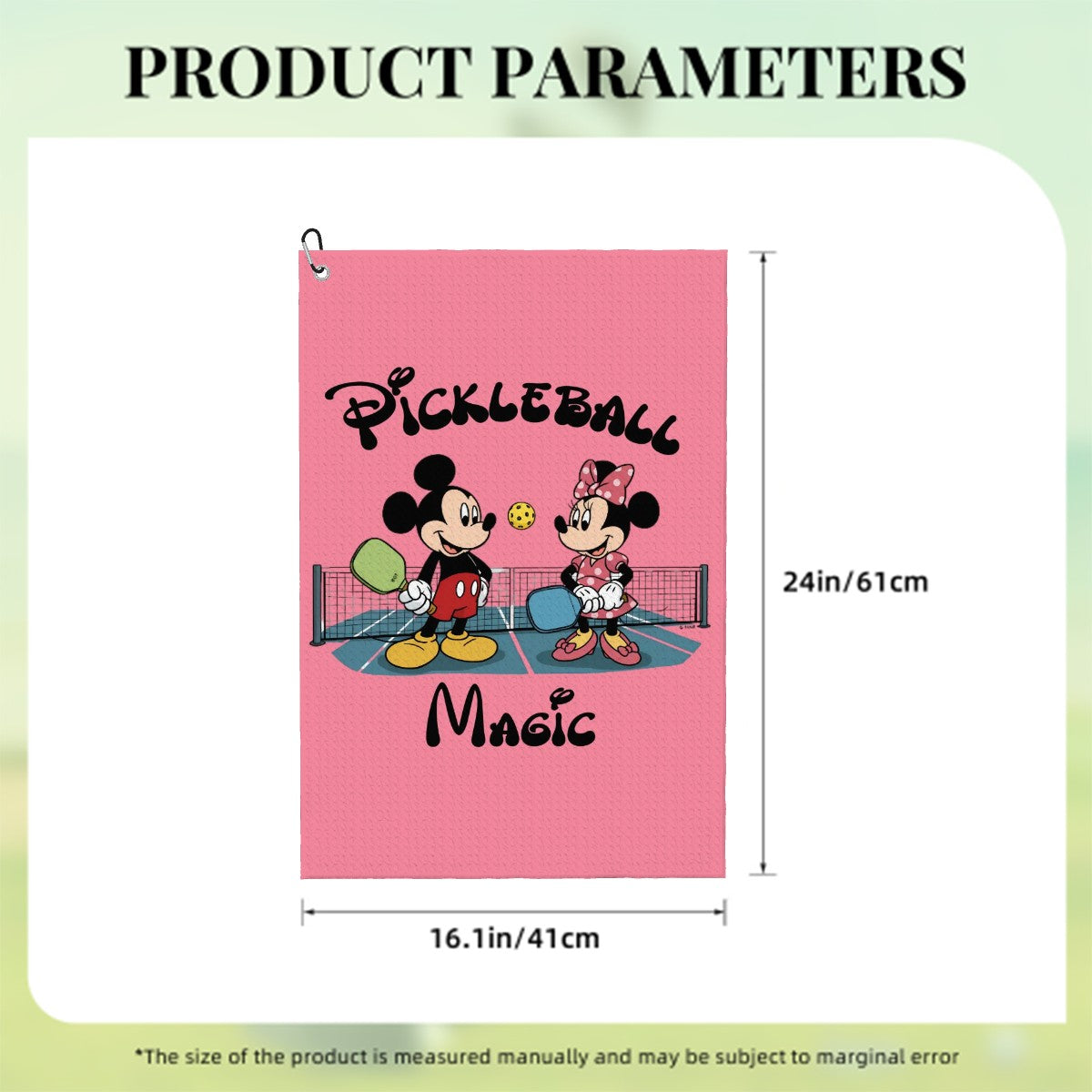 Golf Towel Mickey Pickleball (1)