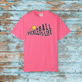 Comfort Colors Pickleball is Life Pickleball Paddle T-shirt Matching Team Shirt Gift for Mom Dad Pickleball Lover Player Gift
