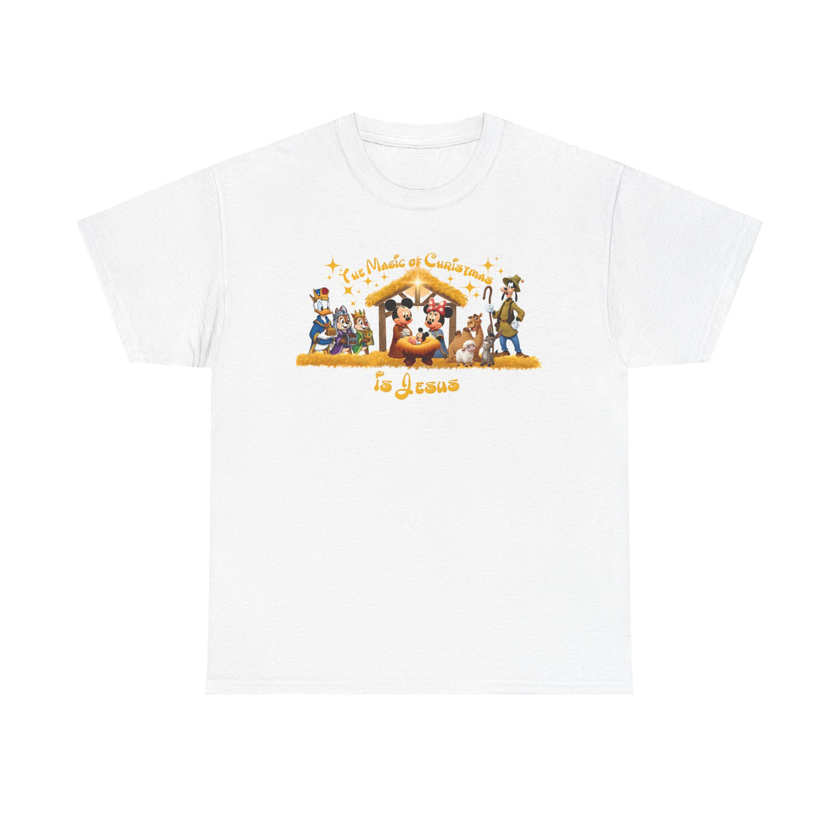Mickey Nativity Unisex Heavy Cotton Tee