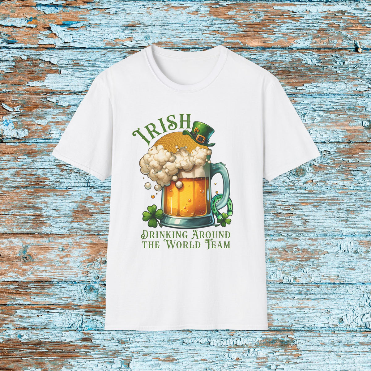 St. Patrick's Day EPCOT Drink Around The World  T-Shirt, Irish Drinking Club, Shamrock Shirt, Pinch Proof, Fun St. Paddy's Day