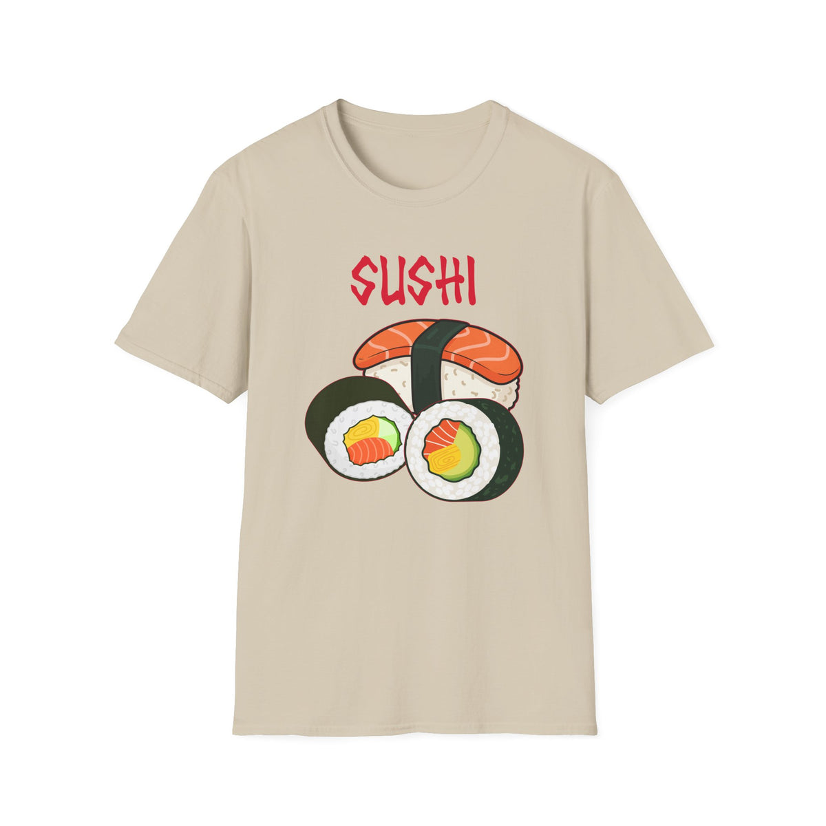 Funny Halloween Costume T-Shirt Sushi, Food Costume Top, Office Group Costume Shirt, Matching Friends Family Shirt