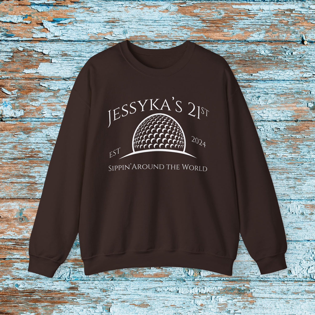 Custom Funny Disney Epcot World Tour 21st Birthday Sweatshirt Drink Around The World Food and Wine Drinking Squad Shirt World Traveler