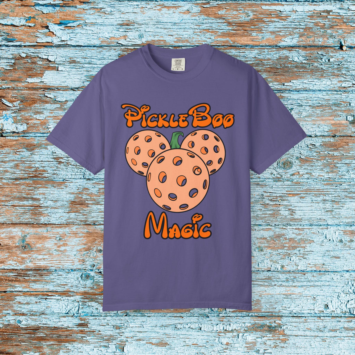 Comfort Colors Halloween Mickey Pickleboo Pickleball Magic Theme Park Lover Pickleball Player Team Shirt Gift for  Her Mom Player