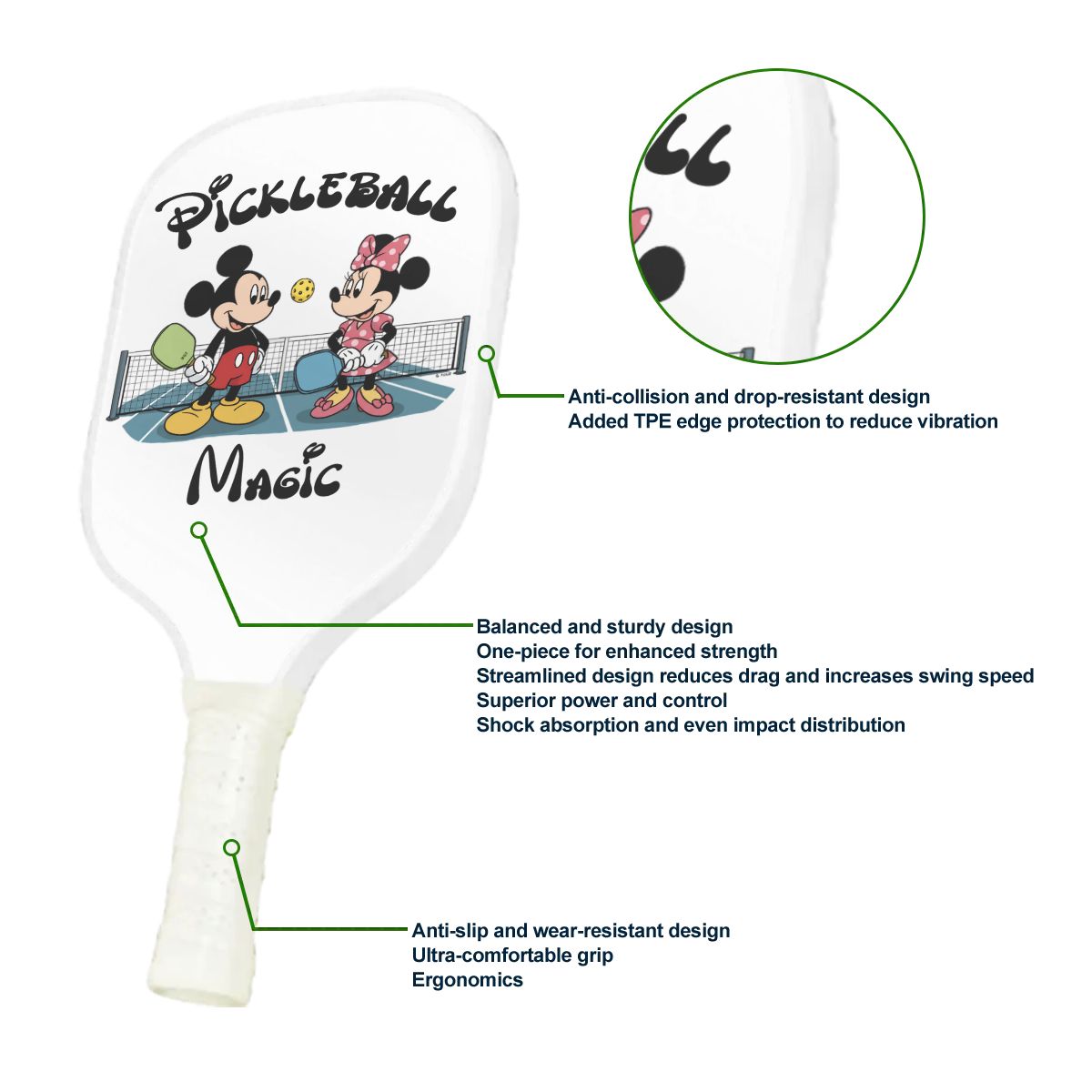 Pickleball Paddle Mickey Pickleball Mickey Pickleball (1)