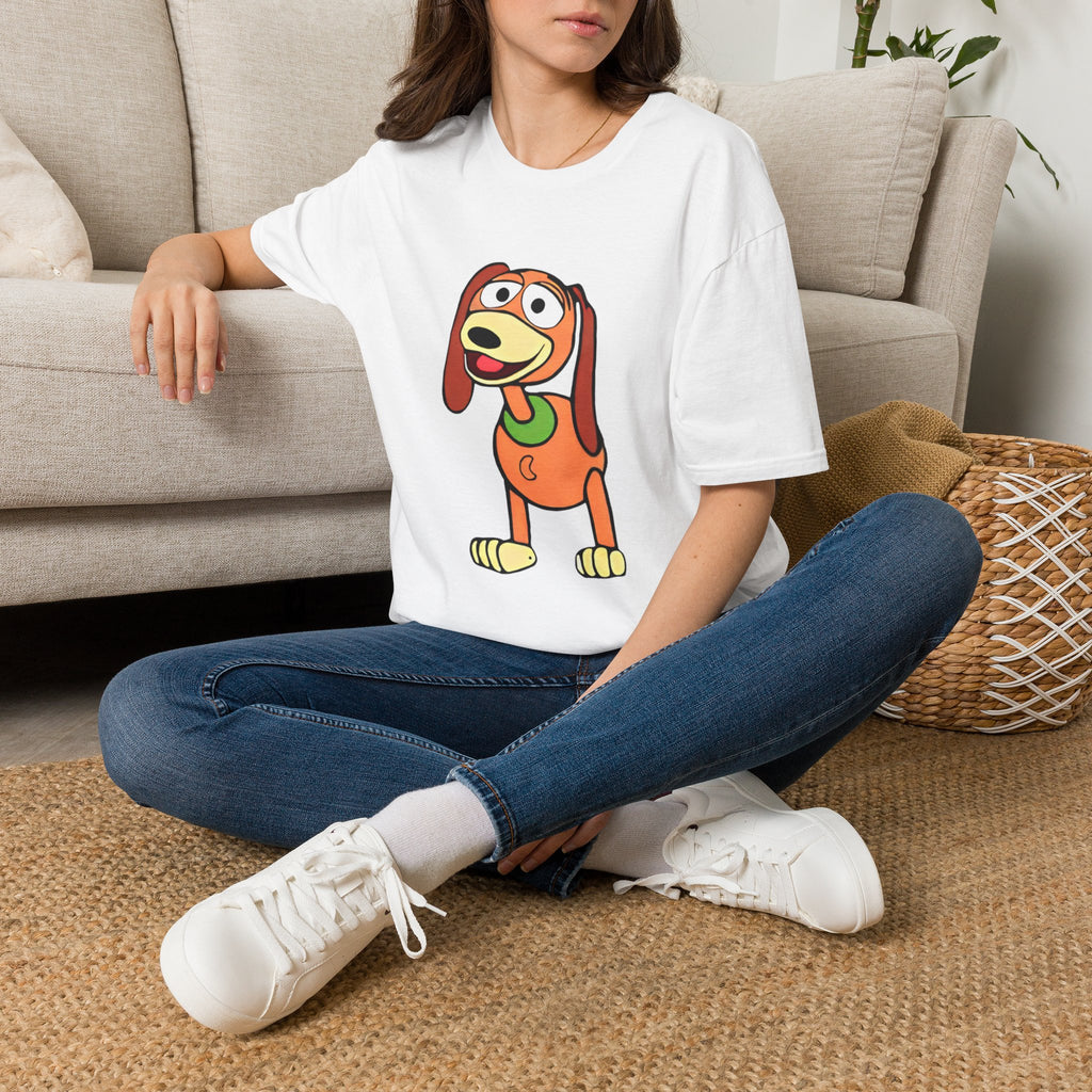 Slinky Dog Head Funny Halloween Group Costume, Funny Office Costume, Halloween Party Group Costume, Unisex Softstyle T-Shirt