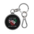 Exchange Student Custom Keyring Tag, Personalized With Two Flags, Gift From Host Family, Patriotic Gift, Country Pride