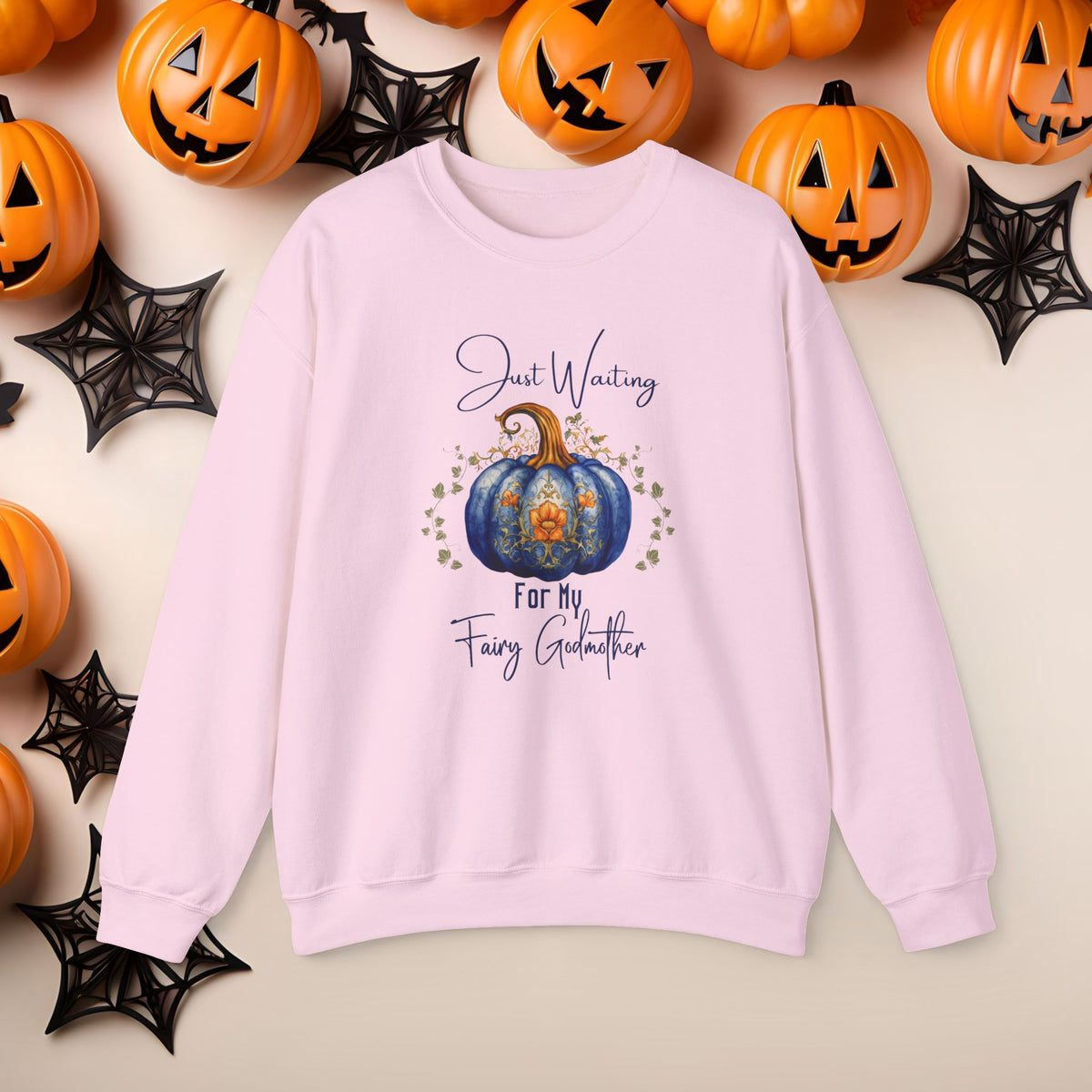 Funny Halloween Witch Hat Coquette Bow Ride the Broom Crewneck Cute Fall Fun Spooky Pumpkin Cozy Season Sweatshirt