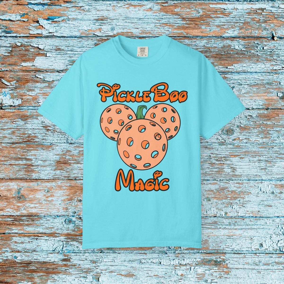 Comfort Colors Halloween Mickey Pickleboo Pickleball Magic Theme Park Lover Pickleball Player Team Shirt Gift for  Her Mom Player