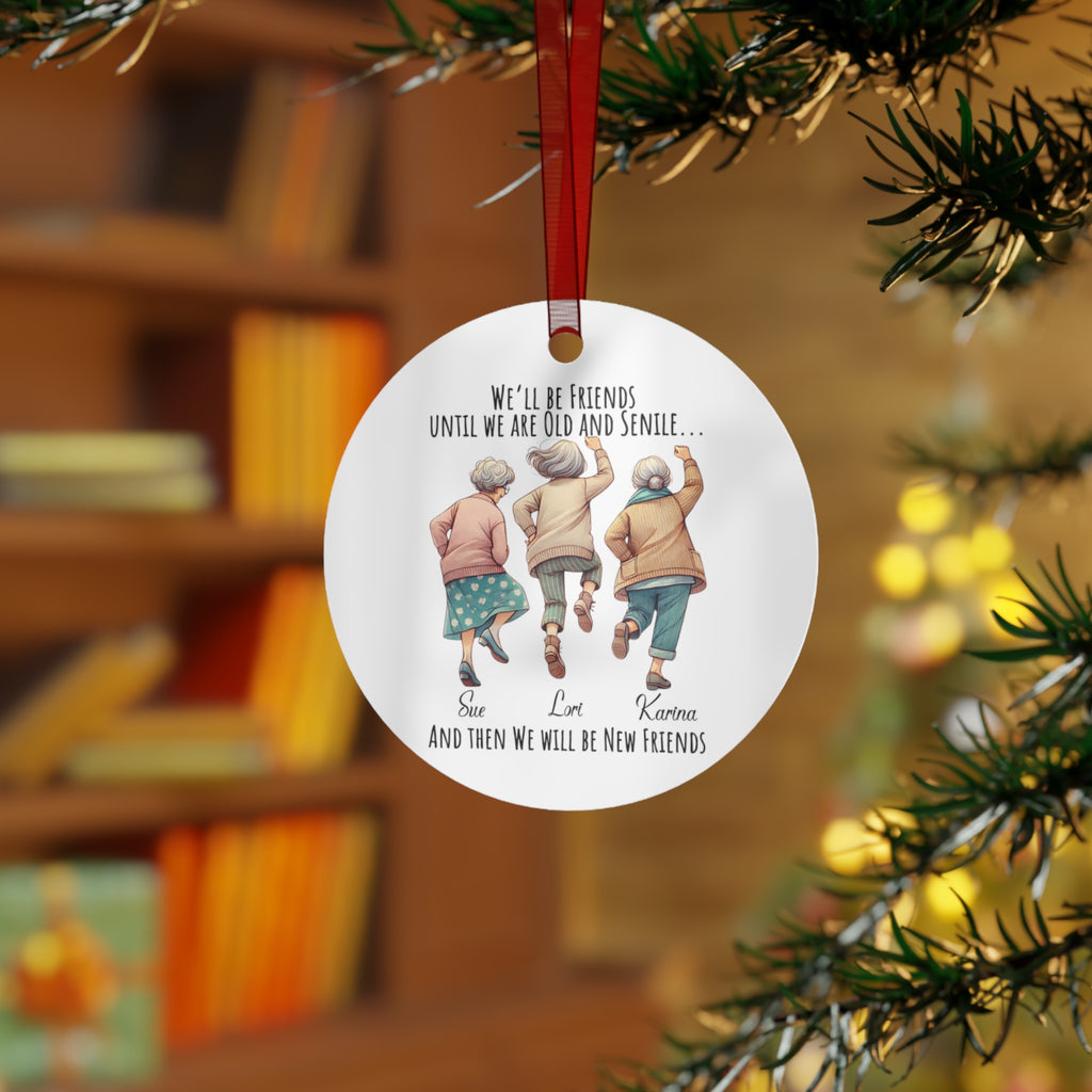 Personalized Best Friend Ornament, Best Friend Christmas Gift, Friendship Christmas Ornament, Custom Best Friend Gift, Bestie Birthday
