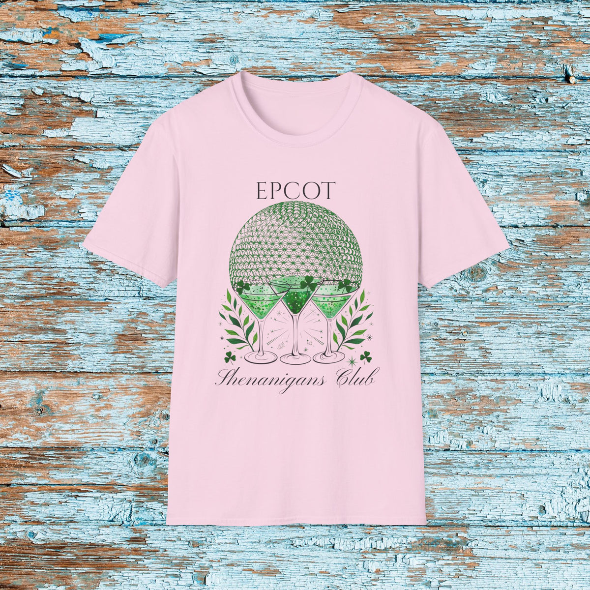 St. Patrick's Day EPCOT Drink Around The World  T-Shirt, Shenanigans Club, Shamrock Shirt, Pinch Proof, Fun St. Paddy's Day