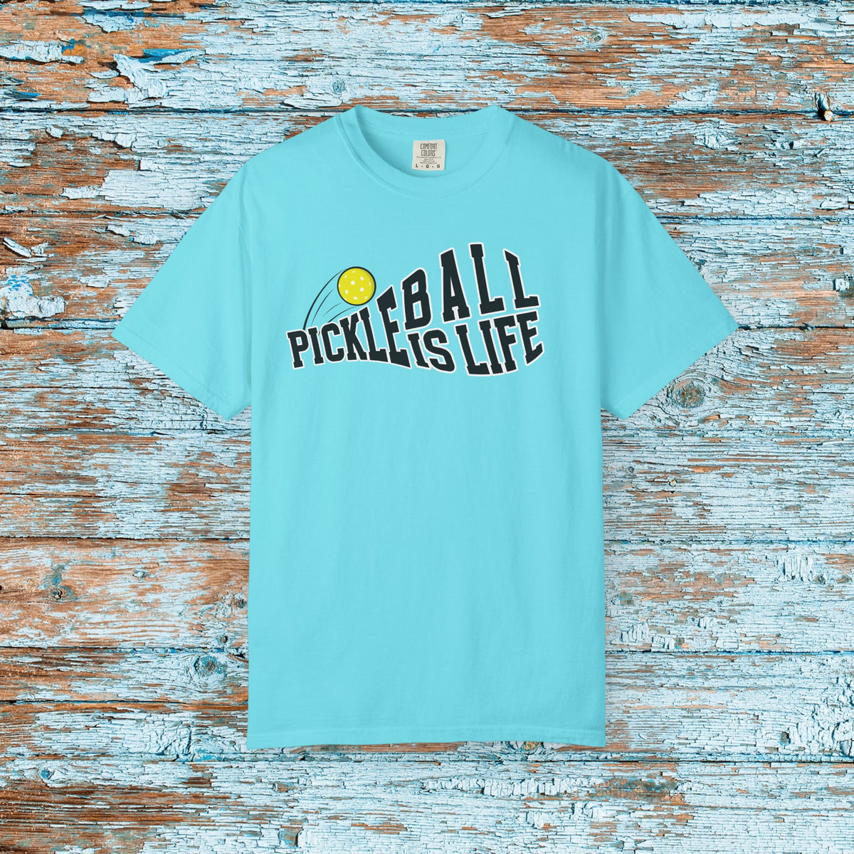 Comfort Colors Pickleball is Life Pickleball Paddle T-shirt Matching Team Shirt Gift for Mom Dad Pickleball Lover Player Gift