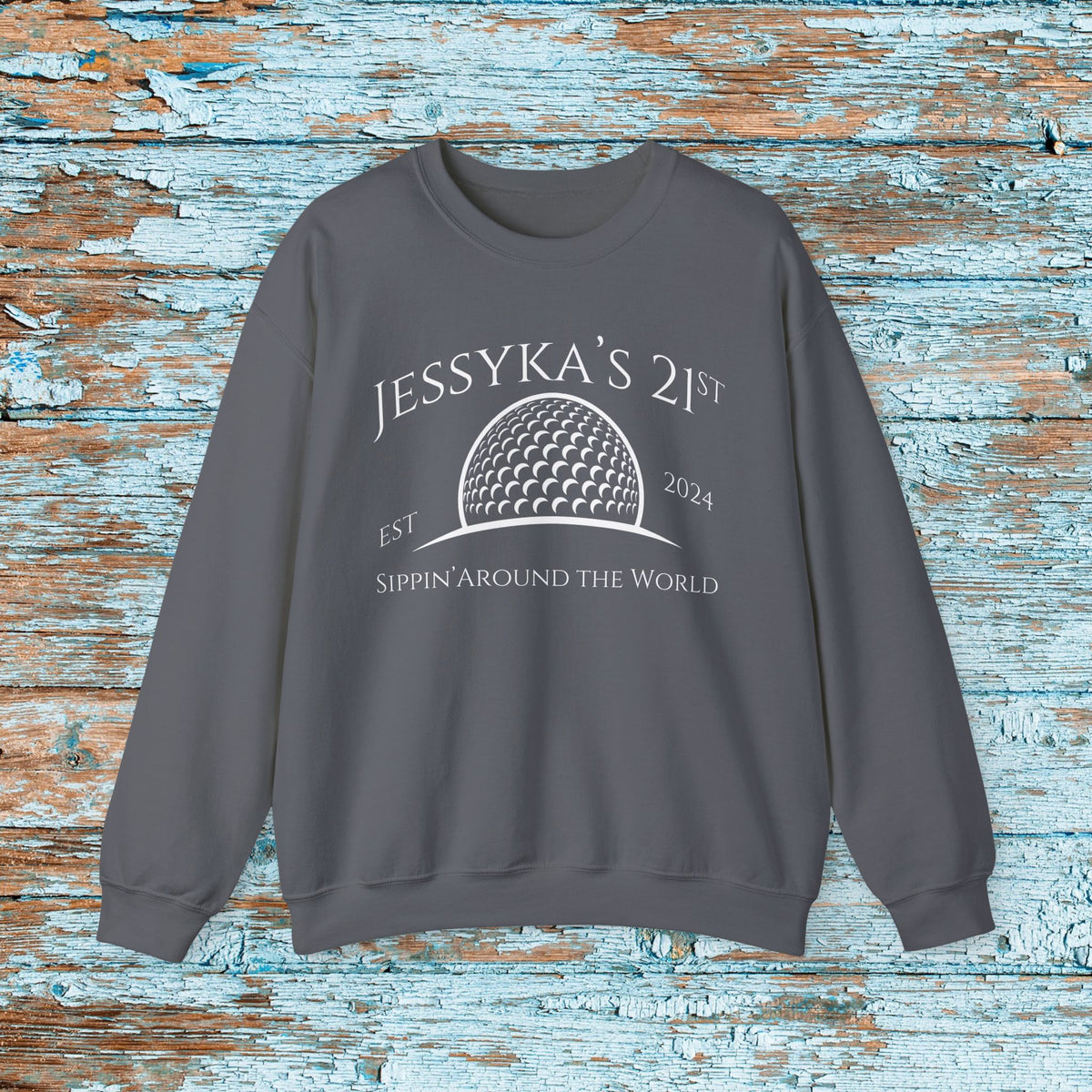 Custom Funny Disney Epcot World Tour 21st Birthday Sweatshirt Drink Around The World Food and Wine Drinking Squad Shirt World Traveler