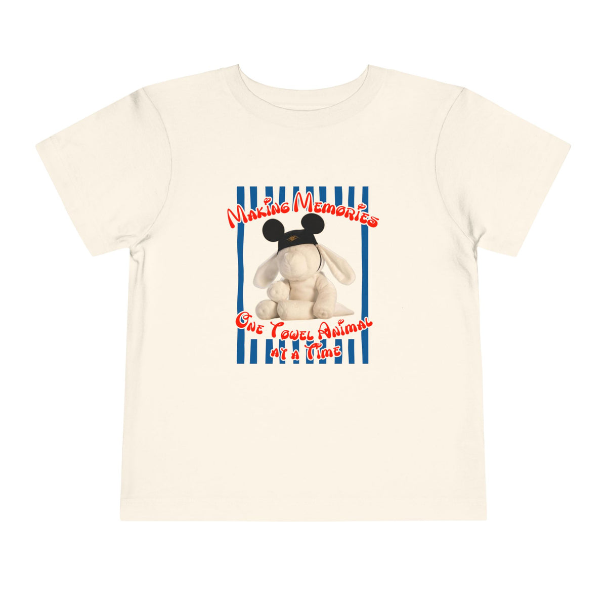 Towel Animal Cruise Toddler T-shirt, Matching Family Shirt, Disney Cruise Vacation Shirt, DCL Evie Shirt