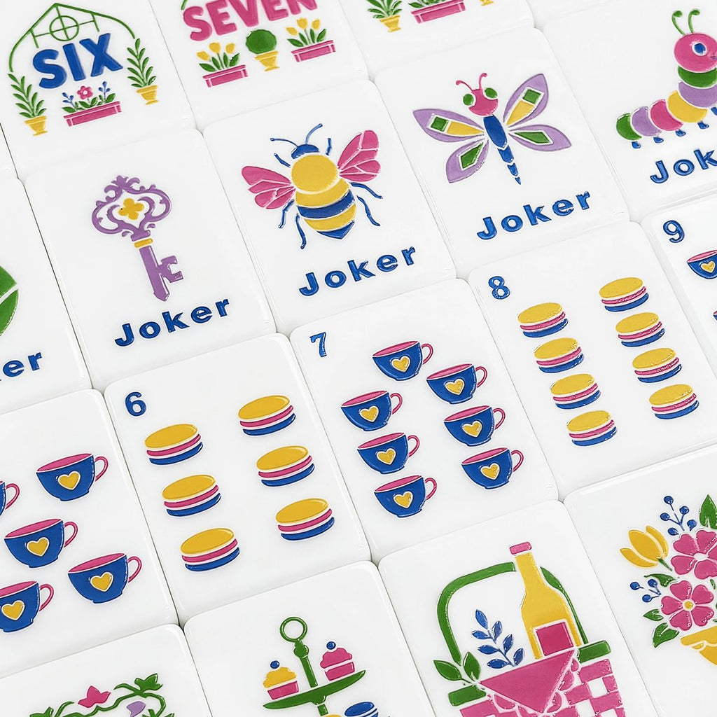 American Mahjong Tiles (Floral Garden Style) 1 Mahjong Mahjong (1)